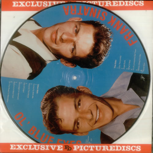 Frank Sinatra Ol' Blue Eyes picture disc LP (vinyl picture disc album) Danish FRSPDOL549290