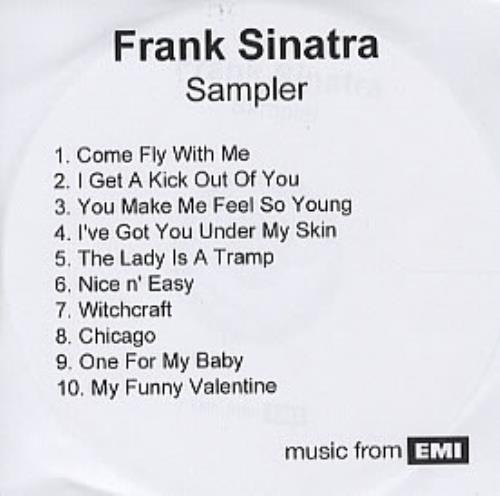 Frank Sinatra Sampler - The Platinum Collection CD-R acetate UK FRSCRSA302695