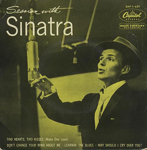 Frank Sinatra Session With Sinatra EP - Round Centre 7" vinyl single (7 inch record / 45) UK FRS07SE376988