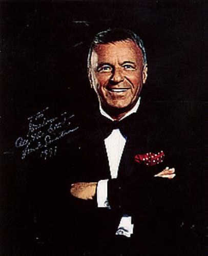Frank Sinatra Signed Picture photograph UK FRSPHSI259340