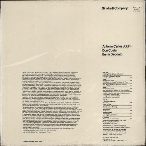 Frank Sinatra Sinatra & Company - Sealed vinyl LP album (LP record) UK FRSLPSI774278