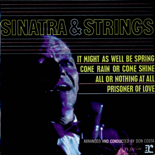 Frank Sinatra Sinatra And Strings EP 7" vinyl single (7 inch record / 45) UK FRS07SI562425
