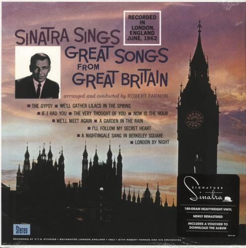 Frank Sinatra Sinatra Sings Great Songs From Great Britain - 180gm Vinyl - Sealed vinyl LP album (LP record) UK FRSLPSI732733