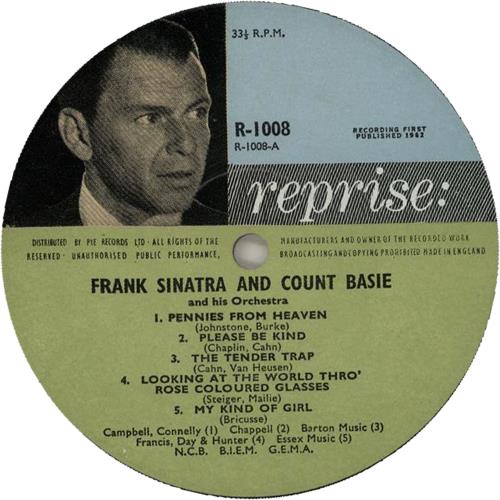 Frank Sinatra Sinatra-Basie - EX vinyl LP album (LP record) UK FRSLPSI579049