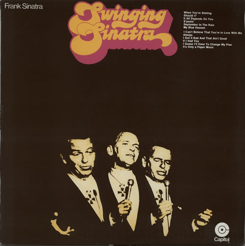 Frank Sinatra Swinging Sinatra vinyl LP album (LP record) Australian FRSLPSW580871