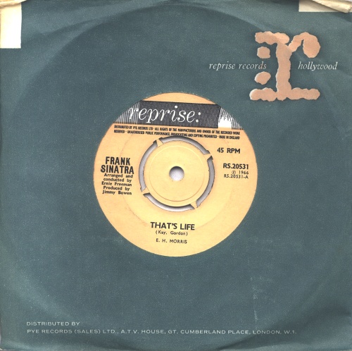 Frank Sinatra That's Life 7" vinyl single (7 inch record / 45) UK FRS07TH366762
