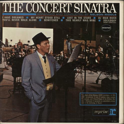 Frank Sinatra The Concert Sinatra vinyl LP album (LP record) US FRSLPTH774366