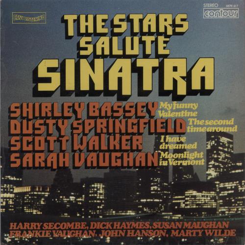 Frank Sinatra The Stars Salute Sinatra vinyl LP album (LP record) UK FRSLPTH893239
