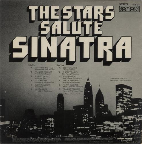 Frank Sinatra The Stars Salute Sinatra vinyl LP album (LP record) UK FRSLPTH893239