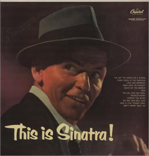 Frank Sinatra This Is Sinatra! vinyl LP album (LP record) Mexican FRSLPTH390335