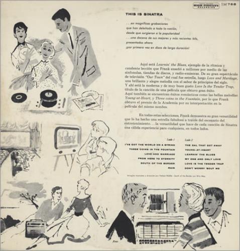 Frank Sinatra This Is Sinatra! vinyl LP album (LP record) Mexican FRSLPTH390335