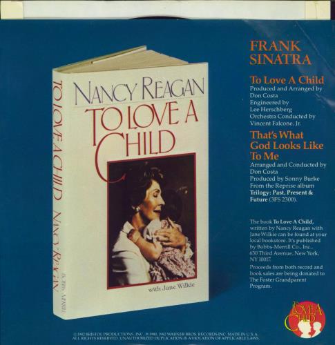 Frank Sinatra To Love A Child 7" vinyl single (7 inch record / 45) US FRS07TO774617