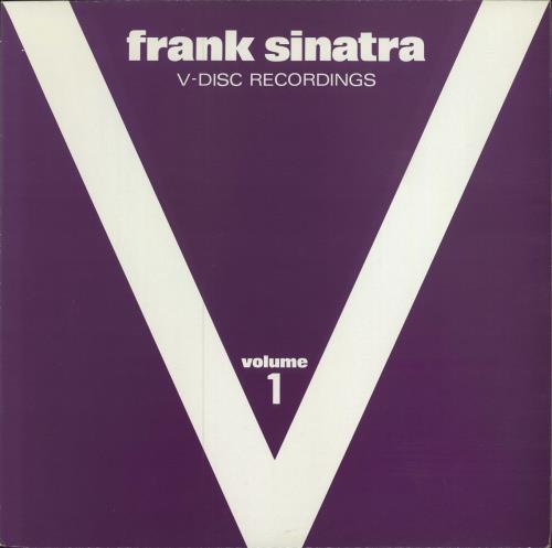 Frank Sinatra V-Disc Recordings Volume 1 vinyl LP album (LP record) UK FRSLPVD581082
