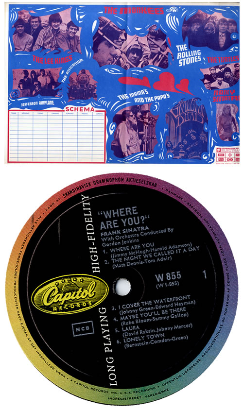 Frank Sinatra Where Are You? vinyl LP album (LP record) Danish FRSLPWH563283