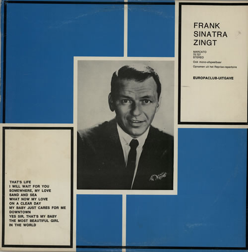 Frank Sinatra Zingt vinyl LP album (LP record) Dutch FRSLPZI582073
