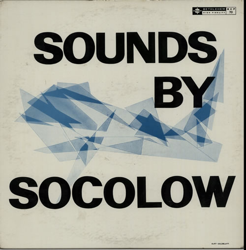 Frank Socolow Sounds By Socolow - Sample vinyl LP album (LP record) US FXKLPSO633823