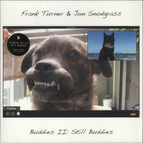 Frank Turner Buddies II: Still Buddies - Blue Vinyl vinyl LP album (LP record) UK FD7LPBU877671