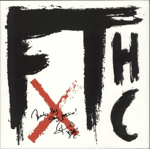 Frank Turner FTHC - Autographed vinyl LP album (LP record) UK FD7LPFT877665