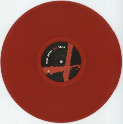 Frank Turner FTHC - Red Vinyl - Autographed vinyl LP album (LP record) UK FD7LPFT877667