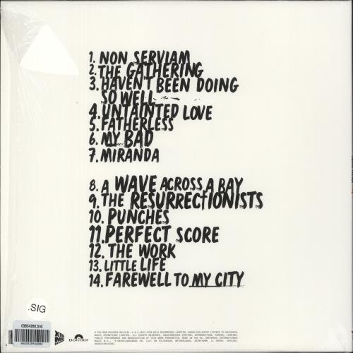 Frank Turner FTHC - Red Vinyl - Autographed vinyl LP album (LP record) UK FD7LPFT877667