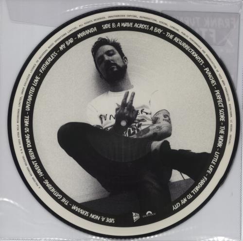 Frank Turner FTHC picture disc LP (vinyl picture disc album) UK FD7PDFT877660