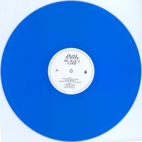 Frank Turner No Man's Land - Blue Vinyl vinyl LP album (LP record) UK FD7LPNO772876