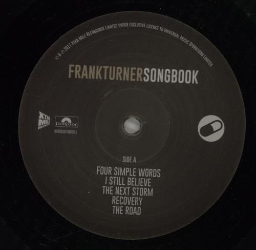 Frank Turner Songbook 3-LP vinyl record set (Triple LP Album) UK FD73LSO877966