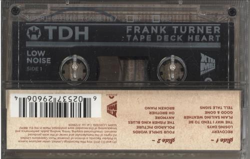 Frank Turner Tape Deck Heart cassette album UK FD7CLTA739299