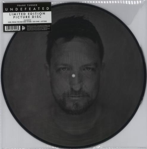 Frank Turner Undefeated picture disc LP (vinyl picture disc album) UK FD7PDUN877663