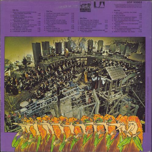 Frank Zappa 200 Motels 2-LP vinyl record set (Double LP Album) UK ZAP2LMO770728