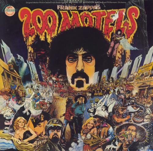 Frank Zappa 200 Motels 2-LP vinyl record set (Double LP Album) US ZAP2LMO819351