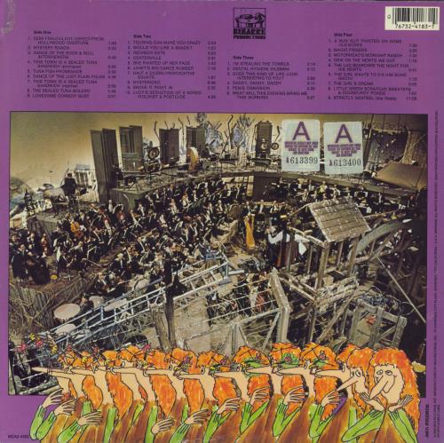 Frank Zappa 200 Motels 2-LP vinyl record set (Double LP Album) US ZAP2LMO819351