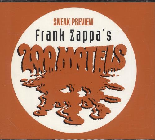 Frank Zappa 200 Motels 2 CD album set (Double CD) US ZAP2CMO97142
