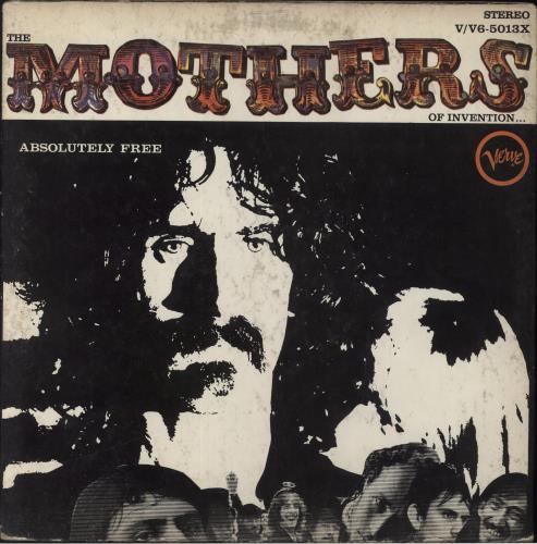 Frank Zappa Absolutely Free - VG vinyl LP album (LP record) US ZAPLPAB837435