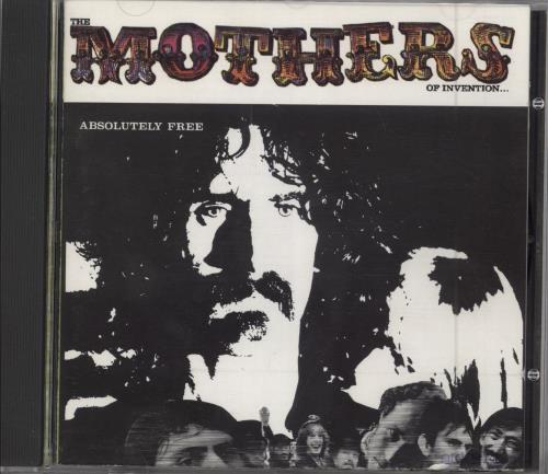 Frank Zappa Absolutely Free CD album (CDLP) UK ZAPCDAB48751
