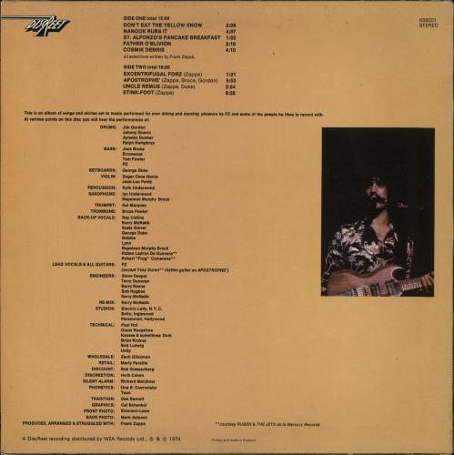 Frank Zappa Apostrophe - 1st - VG vinyl LP album (LP record) UK ZAPLPAP859133