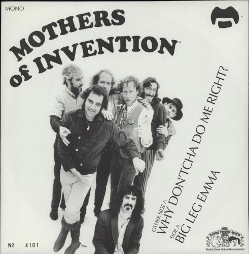 Frank Zappa Big Leg Emma - RSD BF12 - Numbered 7" vinyl single (7 inch record / 45) US ZAP07BI764716