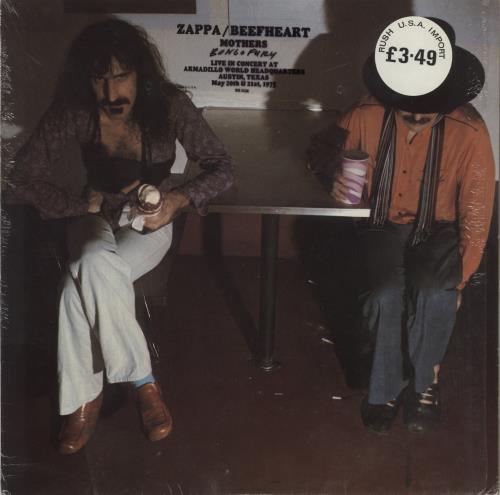 Frank Zappa Bongo Fury - Stickered Shrink vinyl LP album (LP record) US ZAPLPBO863732