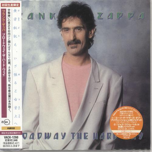 Frank Zappa Broadway The Hard Way CD album (CDLP) Japanese ZAPCDBR654985