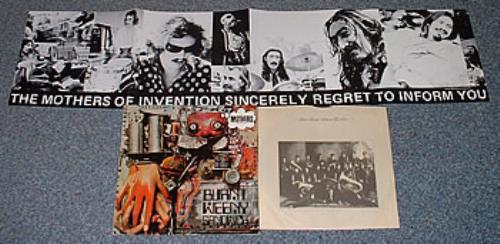 Frank Zappa Burnt Weeny Sandwich + Poster vinyl LP album (LP record) US ZAPLPBU146083