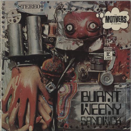 Frank Zappa Burnt Weeny Sandwich - 2nd vinyl LP album (LP record) UK ZAPLPBU336648