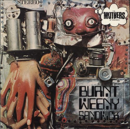 Frank Zappa Burnt Weeny Sandwich - Tan Label vinyl LP album (LP record) US ZAPLPBU786525