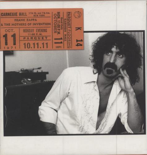 Frank Zappa Carnegie Hall CD Album Box Set US ZAPDXCA781794