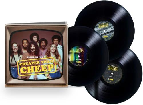 Frank Zappa Cheaper Than Cheep - 180 Gram Black Vinyl - Sealed 3-LP vinyl record set (Triple LP Album) UK ZAP3LCH868131