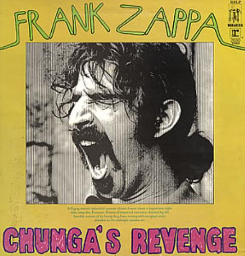 Frank Zappa Chunga's Revenge - 1st vinyl LP album (LP record) UK ZAPLPCH357318
