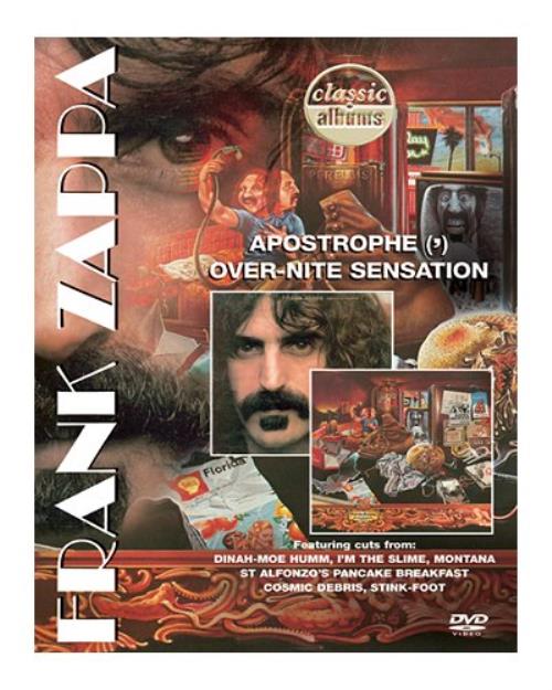 Frank Zappa Classic Albums: Apostrophe['] & Over-Nite Sensation DVD UK ZAPDDCL398083