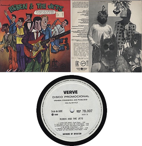 Frank Zappa Cruising With Ruben And The Jets vinyl LP album (LP record) Brazilian ZAPLPCR319194