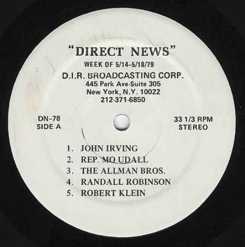 Frank Zappa Direct News vinyl LP album (LP record) US ZAPLPDI367092