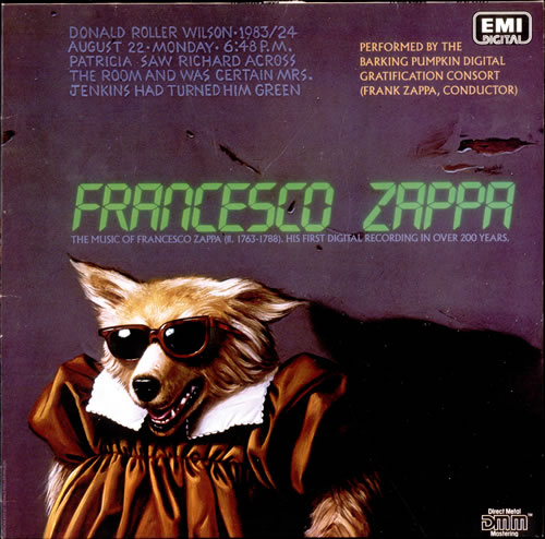 Frank Zappa Francesco Zappa vinyl LP album (LP record) UK ZAPLPFR500416