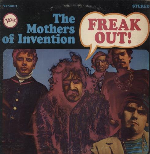 Frank Zappa Freak Out! - 1st - VG 2-LP vinyl record set (Double LP Album) Canadian ZAP2LFR848224